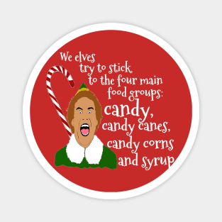 Elf Funny Quotes Magnet